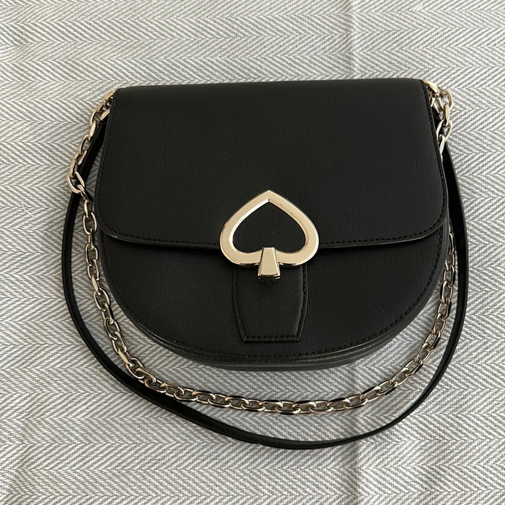 Kate Spade Black 2-Way Logo Purse